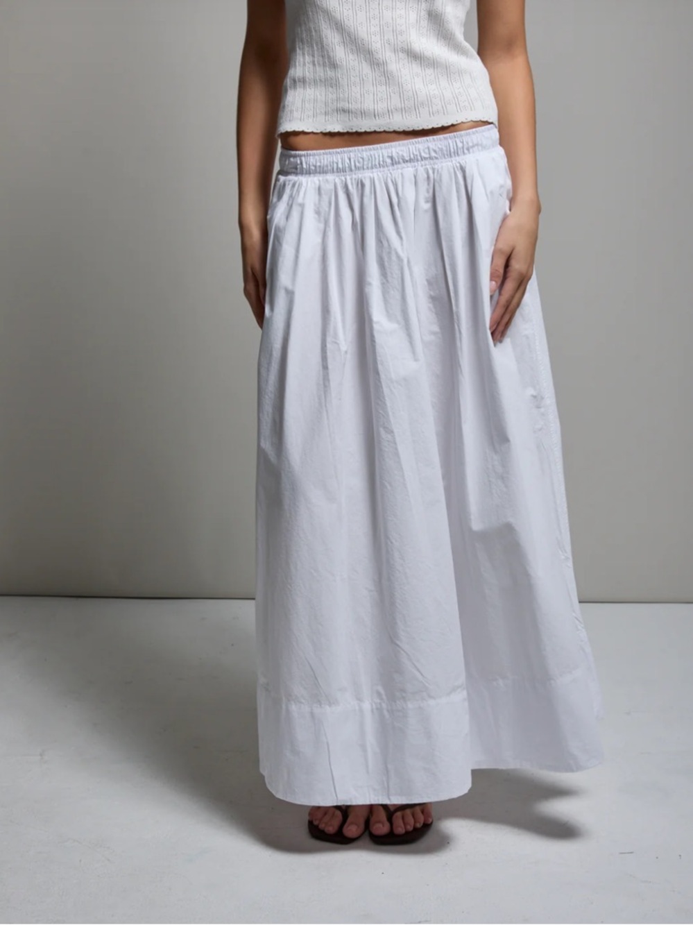 NWT Asher Kate Skirt White Size Small